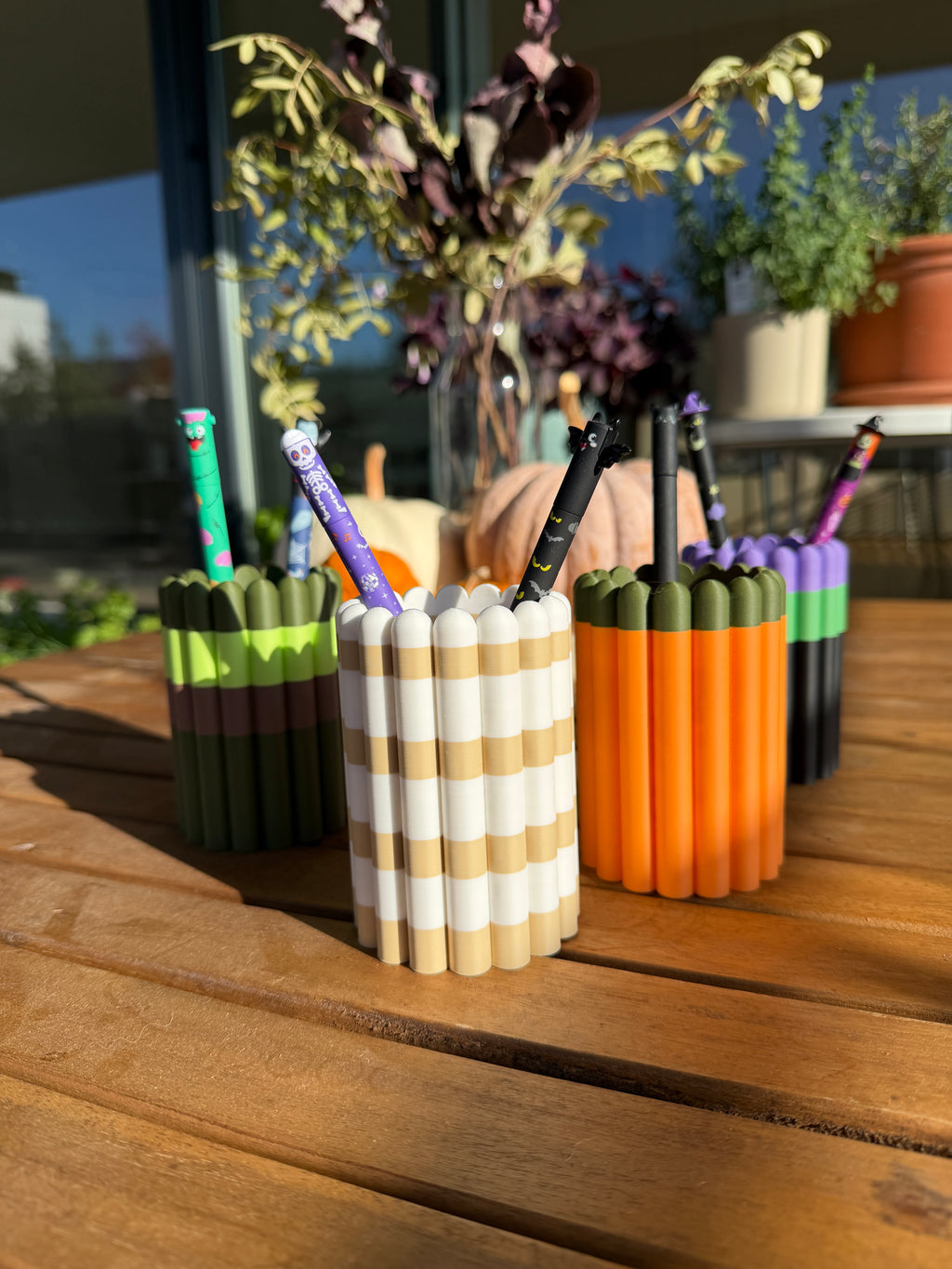 Halloween Stiftehalter 4er-Set